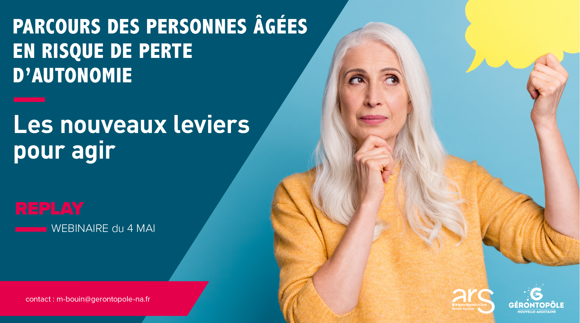 [REPLAY] Webinaire « Parcours des personnes âgées en risque de perte d’autonomie : les nouveaux leviers pour agir. »