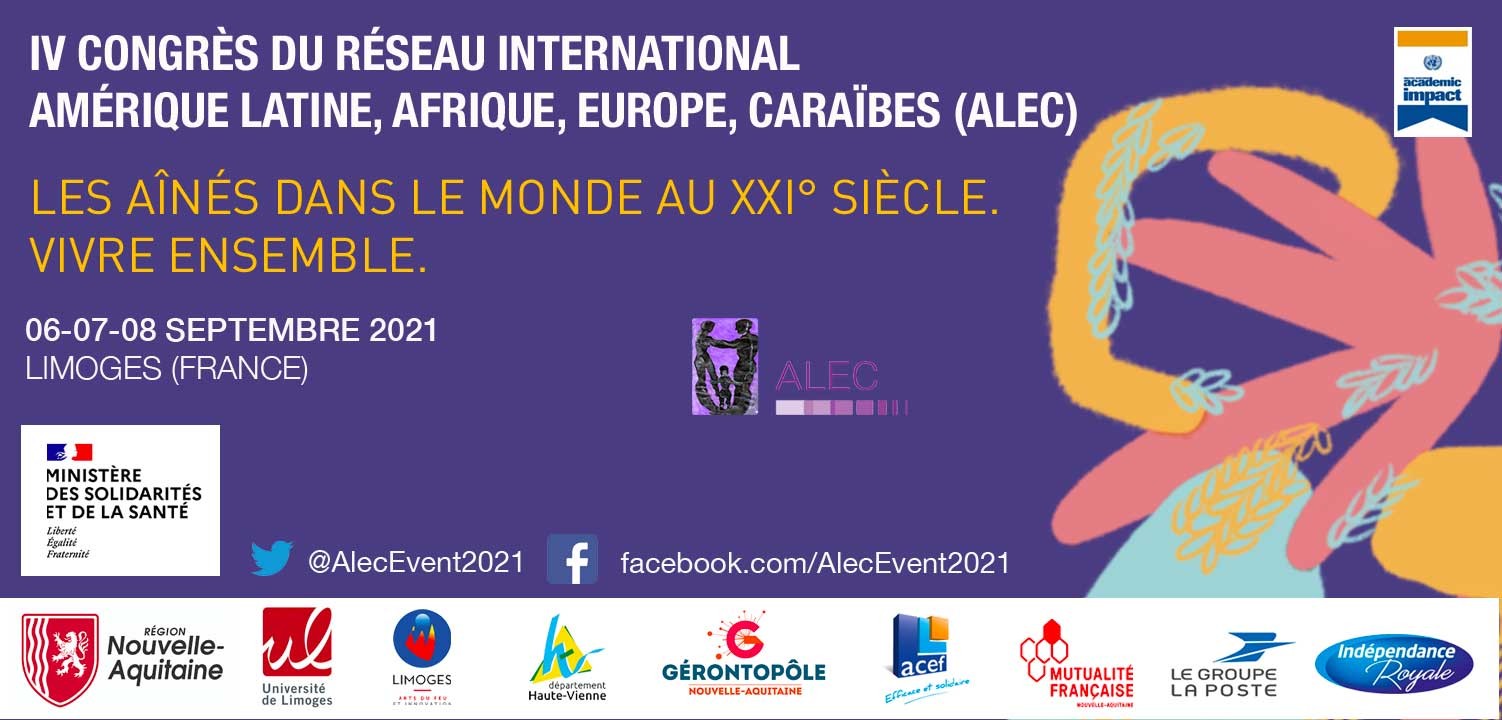 Le Gérontopole Nouvelle-Aquitaine partenaire du IV Congrès International ALEC « Les aînés dans le Monde au XXI° siècle. Vivre ensemble »